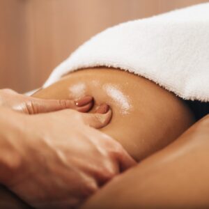 Anti Cellulite Massage of a Thigh